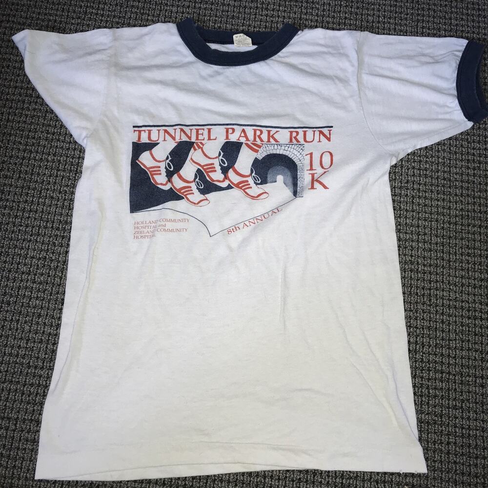 Holland MI Tunnel Park Run Tee Shirt Adult Small Vintage